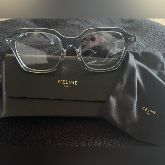 Celine Green Transparent Eyewear NWOT - Picture 1 of 12